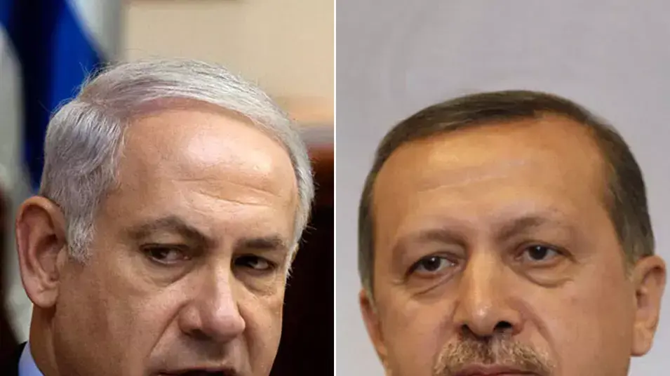 בנימין נתניהו מול רג'פ טייפ ארדואן בנימין נתניהו מול רג'פ טייפ ארדואן