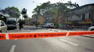 זירת ניסיון החיסול בפ"ת. אפריל 2013 זירת ניסיון החיסול בפ"ת. אפריל 2013