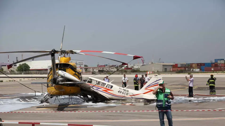 מסוק סטה מהמסלול בשד"ת בחיפה, מאי 2013 מסוק סטה מהמסלול בשד"ת בחיפה, מאי 2013