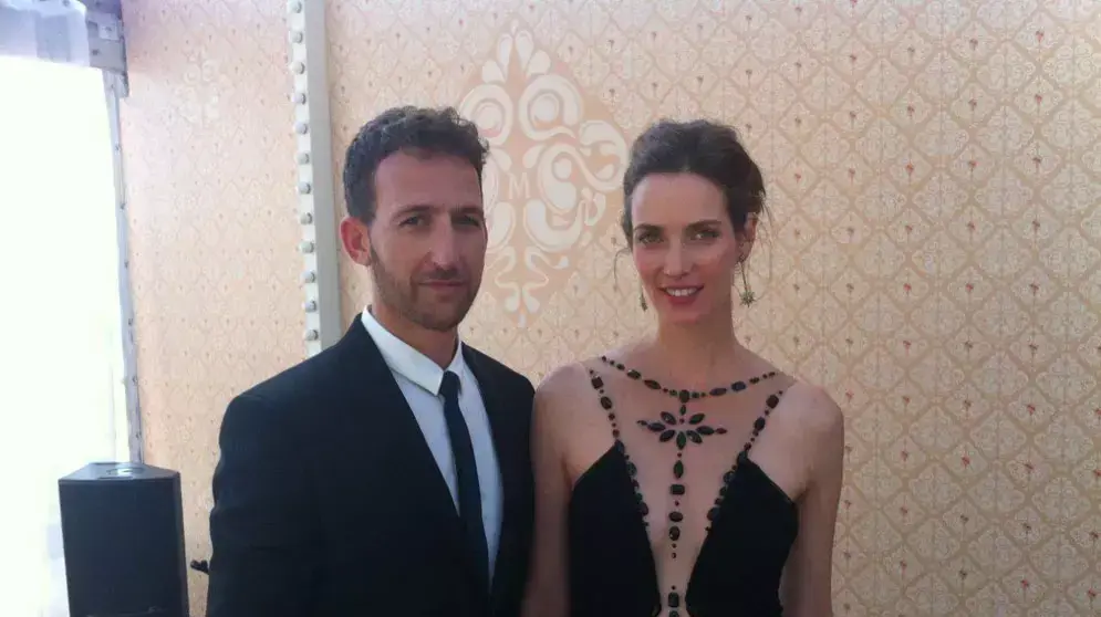 אורי פפר ויעל גולדמן בפרמיירת "מעל הגבעה" בפסטיבל קאן