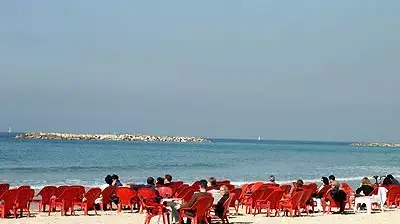 חוף הים בתל אביב ( צילום : איתמר סיידא ) חוף הים בתל אביב ( צילום : איתמר סיידא )