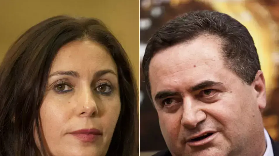 חברת הכנסת מירי ושר התחבורה ישראל כץ חברת הכנסת מירי ושר התחבורה ישראל כץ