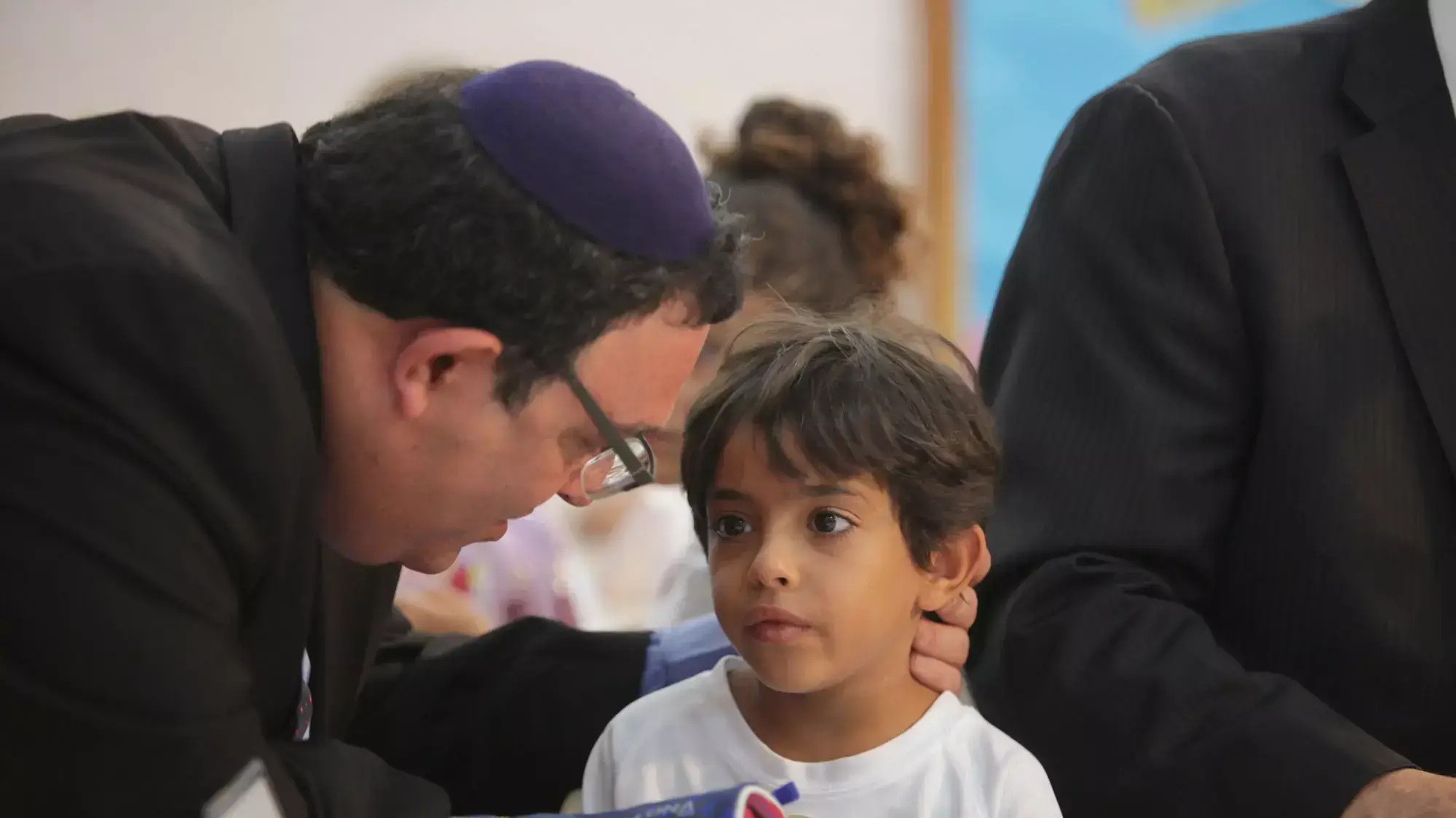 ראש הממשלה בנימין נתניהו ושר החינוך שי פירון בפתיחת שנת הלימודים בנתניה ראש הממשלה בנימין נתניהו ושר החינוך שי פירון בפתיחת שנת הלימודים בנתניה
