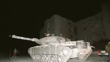 טנק בשכונת גילה בירושלים טנק בשכונת גילה בירושלים