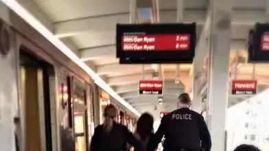 אשה מעורערת בנפשה שהתפשטה ברכבת בשיקגו אשה מעורערת בנפשה שהתפשטה ברכבת בשיקגו