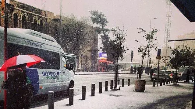 שלג בירושלים שלג בירושלים
