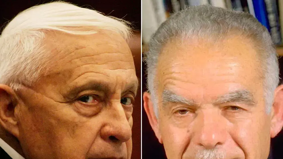 אריאל שרון ויצחק שמיר אריאל שרון ויצחק שמיר