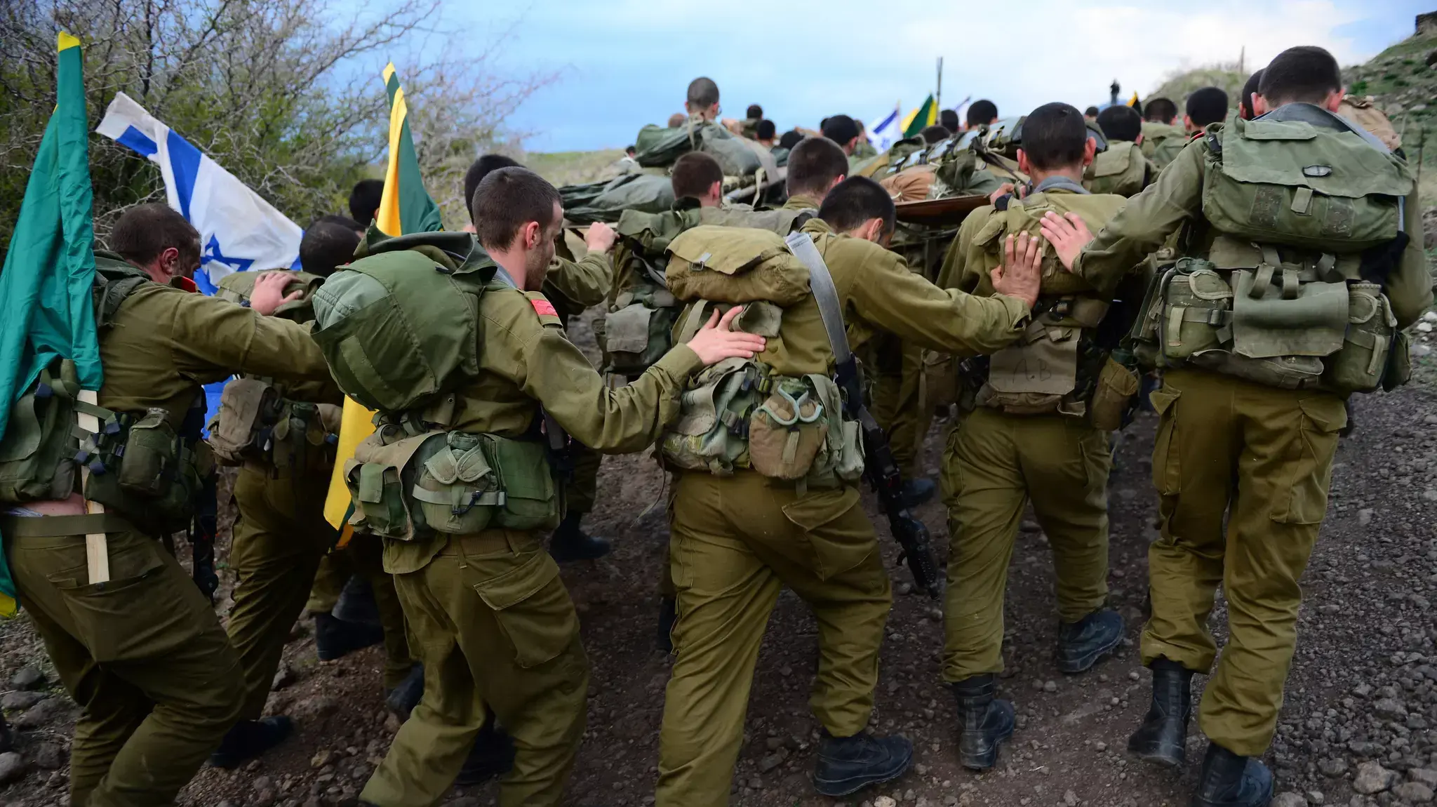 לוחמי גולני במסע בצפון הארץ, ינואר 2013 לוחמי גולני במסע בצפון הארץ, ינואר 2013