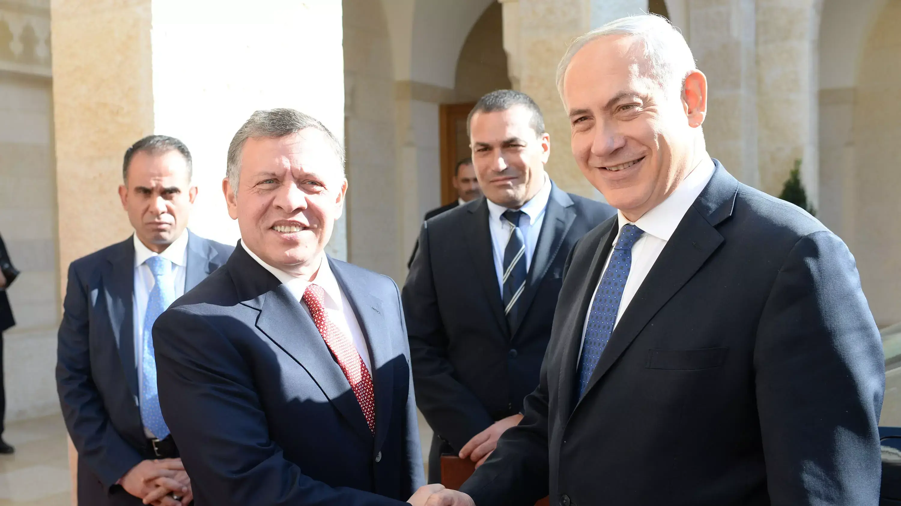 ראש הממשלה בנימין נתניהו נפגש בעמאן עם עבדאללה מלך ירדן. 16 בינואר 2014 ראש הממשלה בנימין נתניהו נפגש בעמאן עם עבדאללה מלך ירדן. 16 בינואר 2014