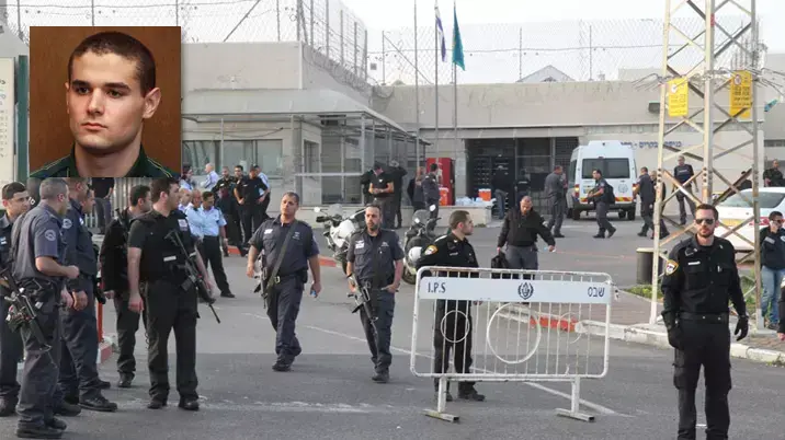 אסיר ירה בשלושה סוהרים בכלא רימונים, התבצר ונורה למוות. פברואר 2014 אסיר ירה בשלושה סוהרים בכלא רימונים, התבצר ונורה למוות. פברואר 2014