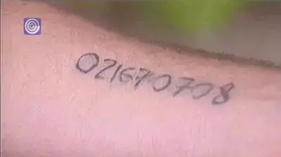 מספר זהות על יד של פעיל ימין מספר זהות על יד של פעיל ימין