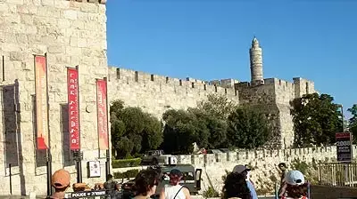 מגדל דוד וחומות העיר העתיקה ירושלים (נגה משל)