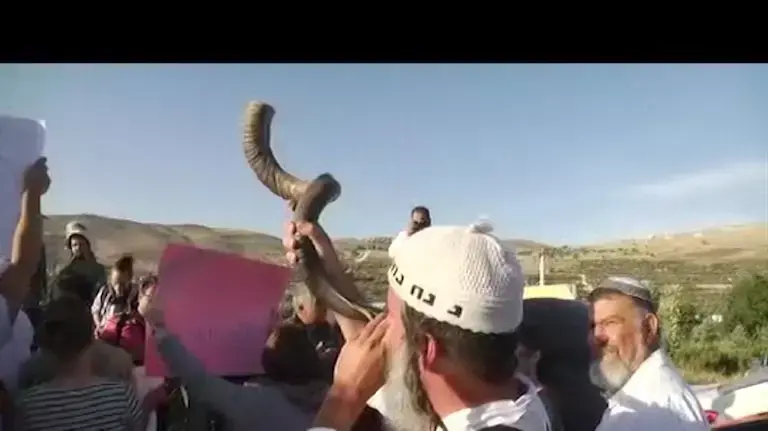 הפגנת המילואימניקים ביצהר הפגנת המילואימניקים ביצהר