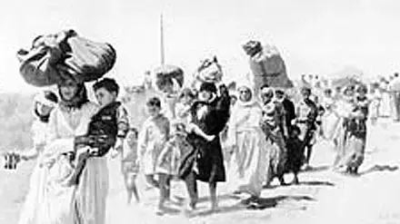 פליטים פלסטינים ב-1948 (ספק: הארץ) פליטים פלסטינים ב-1948 (ספק: הארץ)