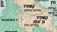 מפה - הודו פקיסטן מפה - הודו פקיסטן