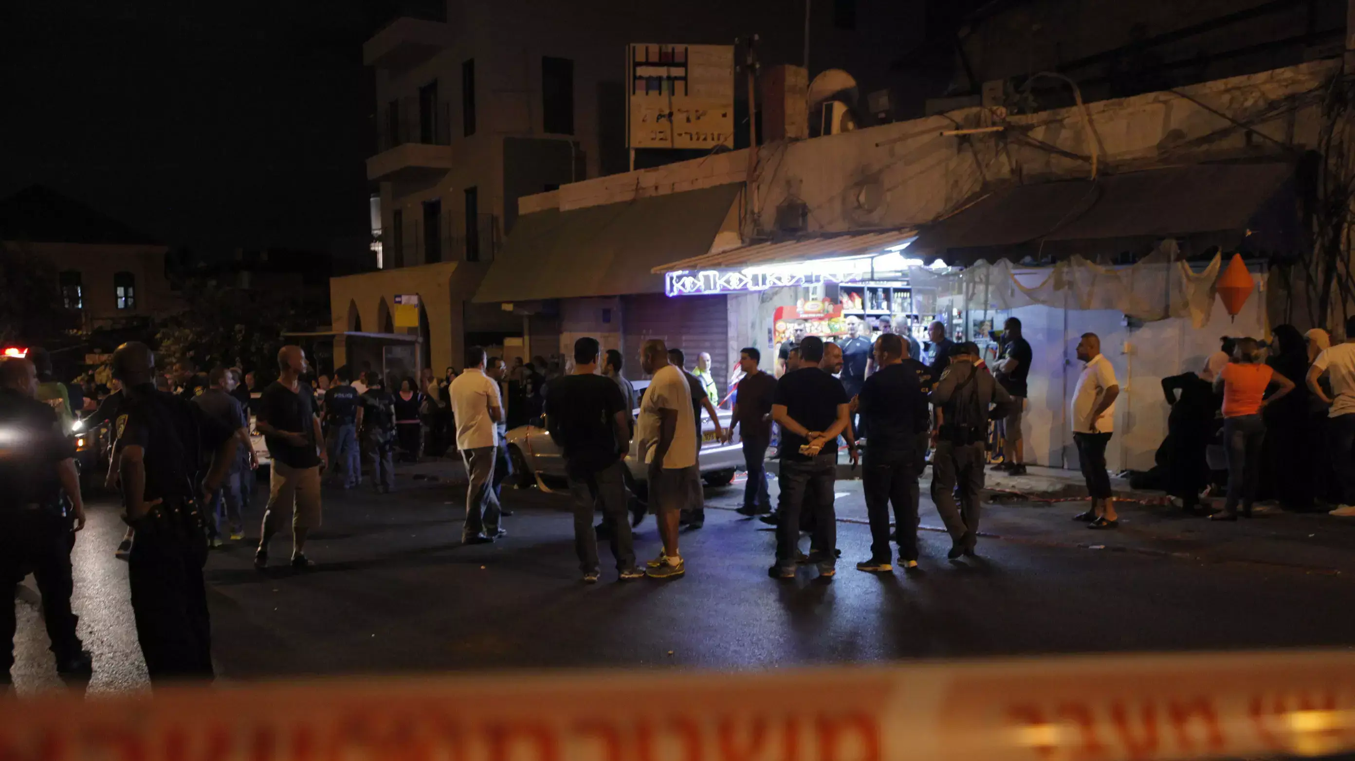 זירת הרצח ביפו, 08 באוגוסט 2014 זירת הרצח ביפו, 08 באוגוסט 2014