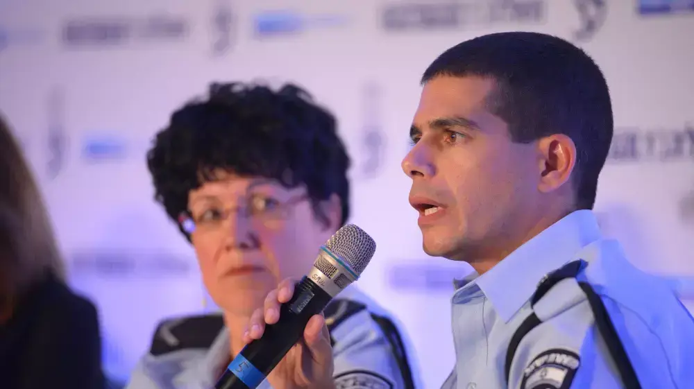 סגן ניצב יואב תלם בוועידת המשפט. אוגוסט 2014 סגן ניצב יואב תלם בוועידת המשפט. אוגוסט 2014