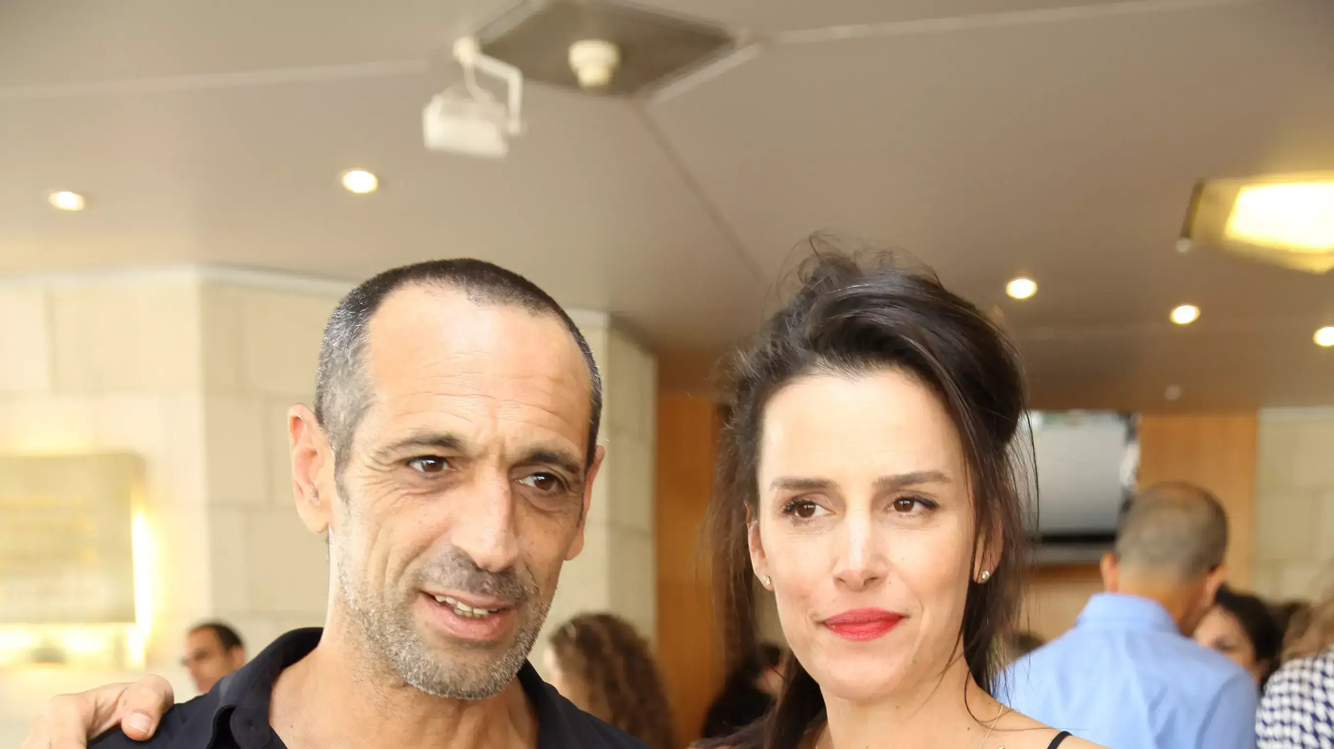 גיל פרנק, הזוכה בפרס השחקן הטוב ביותר, ונינה קוטלר, הזוכה בפרס שחקנית המשנה הטובה ביותר, בטקס פרסי התיאטרון 2014 גיל פרנק, הזוכה בפרס השחקן הטוב ביותר, ונינה קוטלר, הזוכה בפרס שחקנית המשנה הטובה ביותר, בטקס פרסי התיאטרון 2014