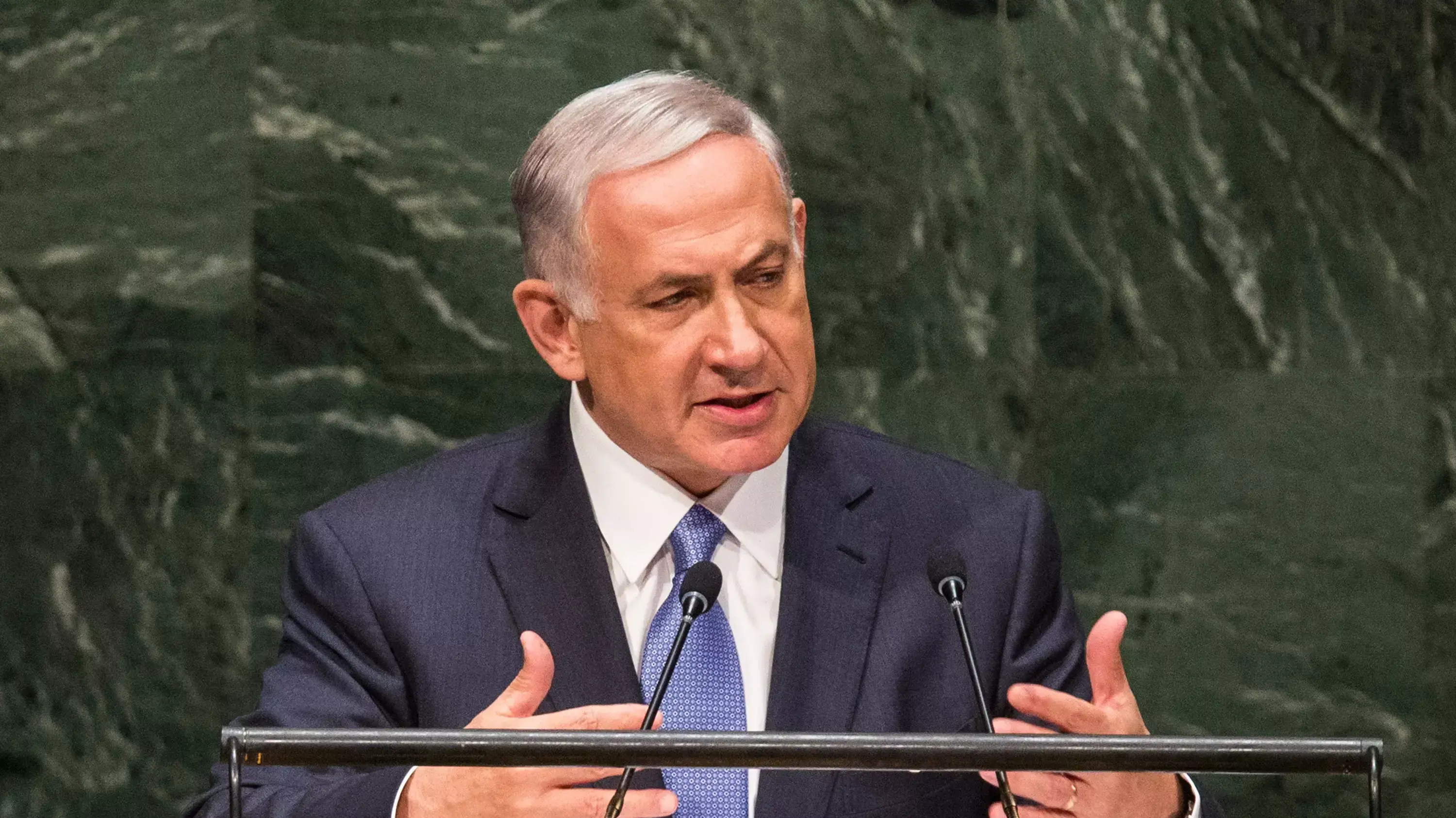 ראש הממשלה בנימין נתניהו נואם בעצרת האו"ם ראש הממשלה בנימין נתניהו נואם בעצרת האו"ם