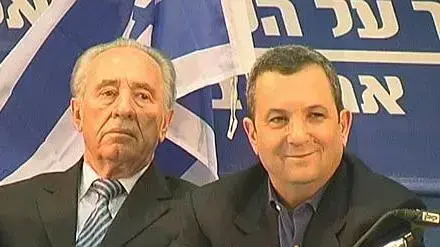 אהוד ברק ושמעון פרס אהוד ברק ושמעון פרס