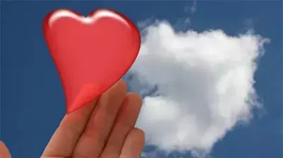 לב בעננים לב בעננים