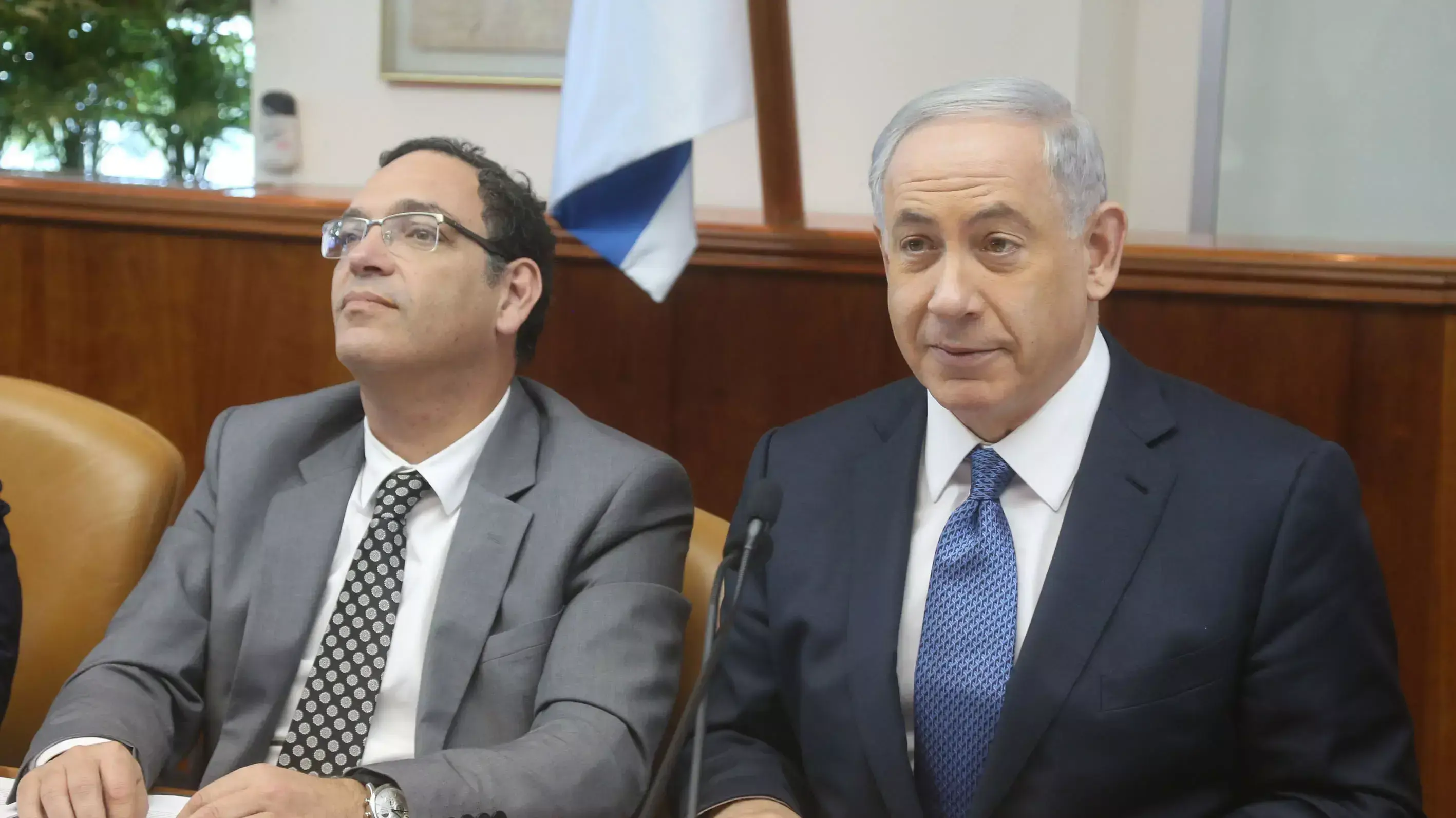 רוה"מ ושר החינוך בישיבת ממשלה, אוקטובר 2014 רוה"מ ושר החינוך בישיבת ממשלה, אוקטובר 2014