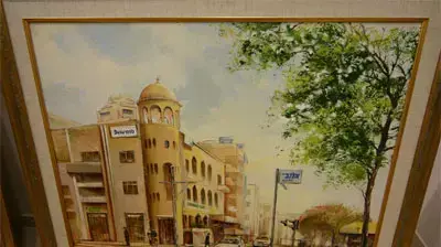 ציורים מזוייפים של נחום גוטמן ( יובל אראל לשכת דוברות משטרת מחוז תל אביב) ציורים מזוייפים של נחום גוטמן ( יובל אראל לשכת דוברות משטרת מחוז תל אביב)
