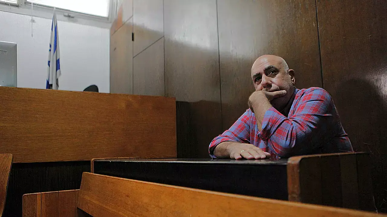 ניסו שחם בבית משפט השלום בתל אביב, נובמבר 2014 ניסו שחם בבית משפט השלום בתל אביב, נובמבר 2014