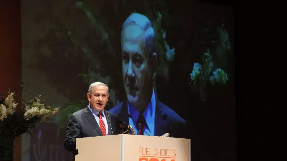 ראש הממשלה בנימין נתניהו בטקס פרס ראש הממשלה לחדשנות בתחליפי  נפט, במלון דן פנורמה ת"א