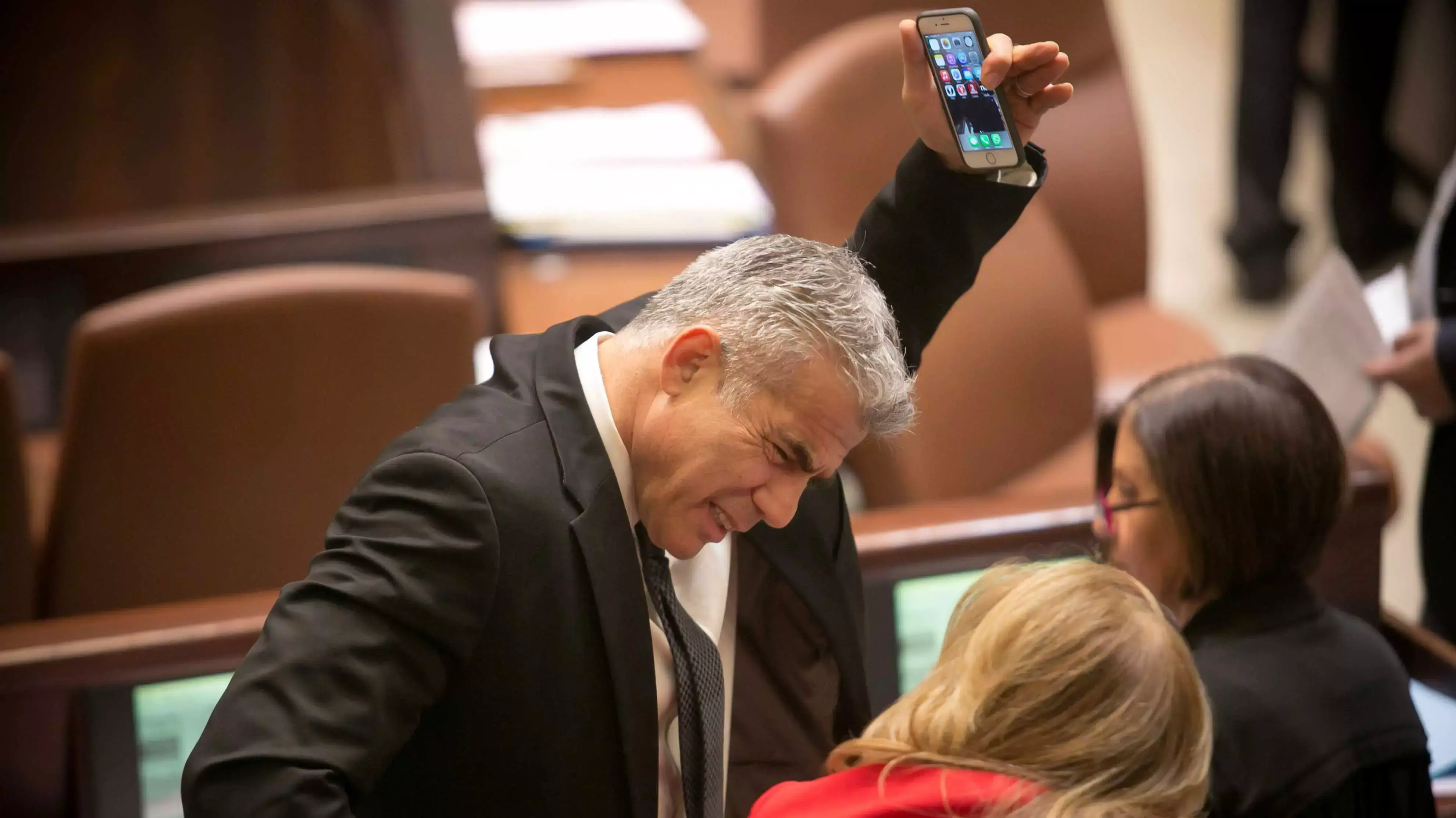 בחירות 2015 מליאת הכנסת יאיר לפיד
