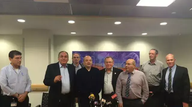 מנהלי בתי החולים הציבוריים במסיבת עיתונאים באיכילוב 9 בדצמבר 2014 מנהלי בתי החולים הציבוריים במסיבת עיתונאים באיכילוב 9 בדצמבר 2014