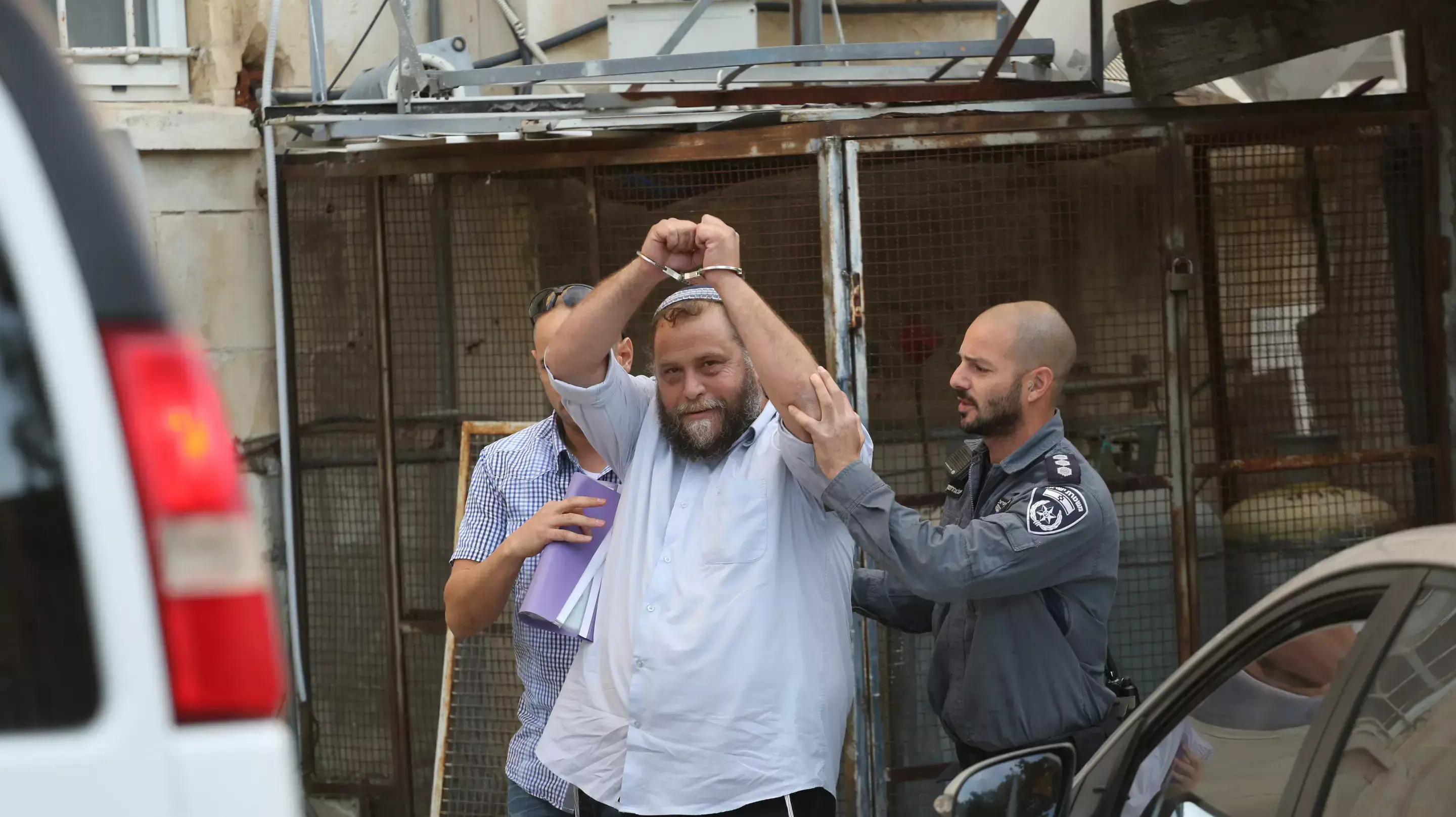 בנצי גופשטיין ראש להב"ה מובא להארכת מעצר, בית משפט השלום ירושלים בנצי גופשטיין ראש להב"ה מובא להארכת מעצר, בית משפט השלום ירושלים