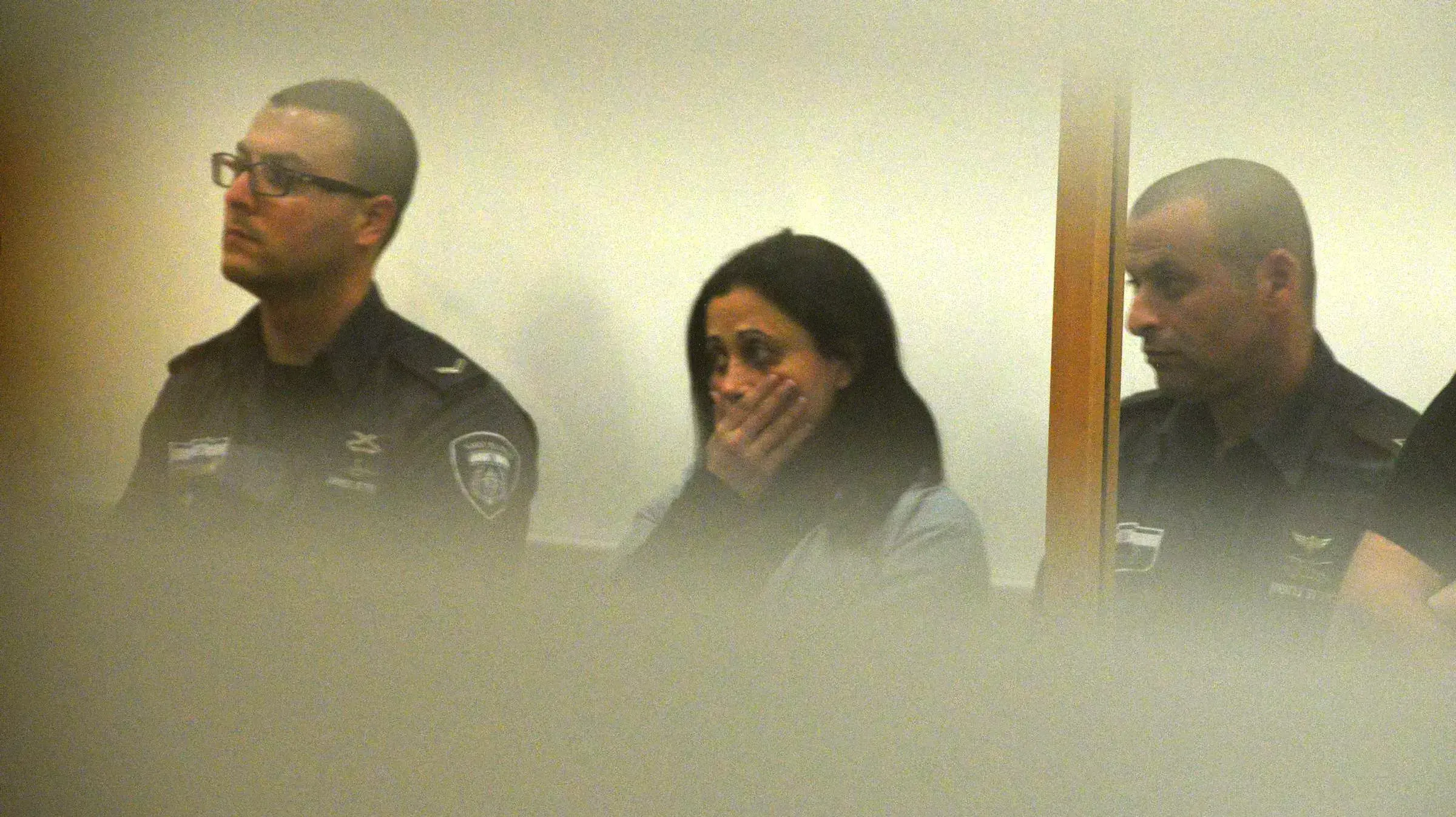 אתי אלון בדיון דיון בעתירה נגד שחרורה, ביהמ"ש המחוזי בלוד אתי אלון בדיון דיון בעתירה נגד שחרורה, ביהמ"ש המחוזי בלוד