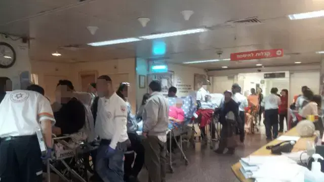 עומס בבית החולים שיבא תל השומר עומס בבית החולים שיבא תל השומר