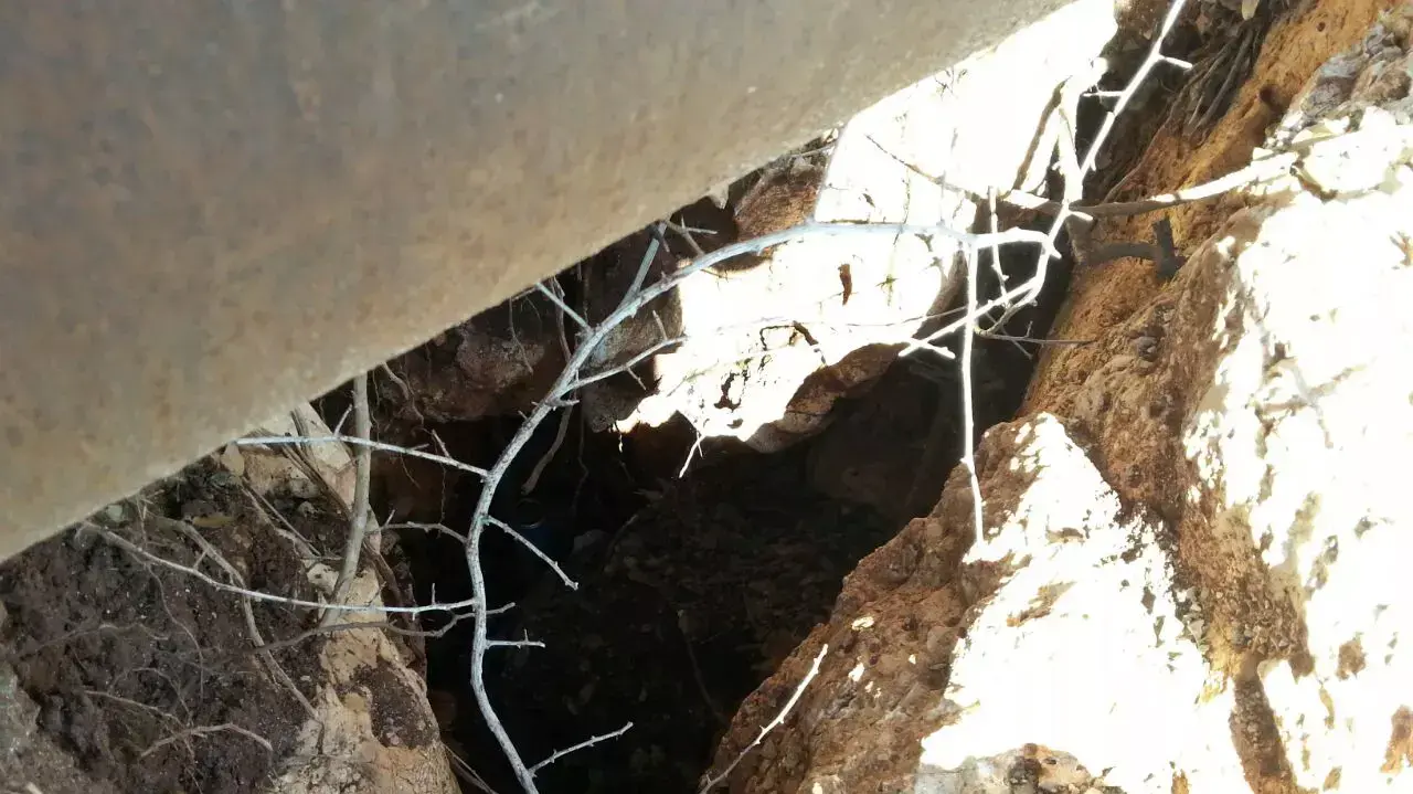 מנהרה שאותרה ליד זרעית בגבול לבנון, ינואר 2015 מנהרה שאותרה ליד זרעית בגבול לבנון, ינואר 2015