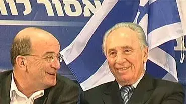 שמעון פרס ויוסי שריד שמעון פרס ויוסי שריד