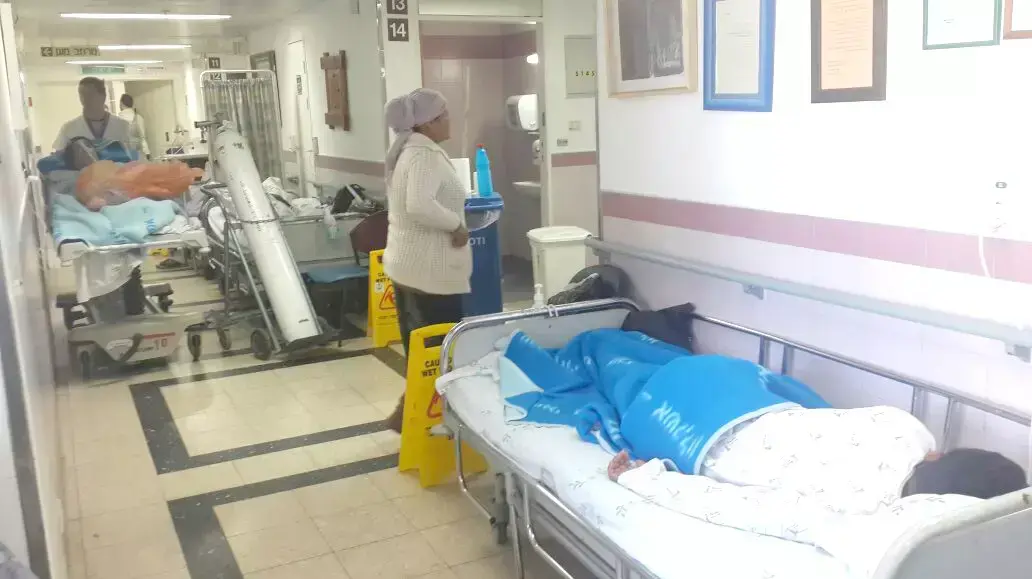 עומס בבית החולים ברזילי עומס בבית החולים ברזילי
