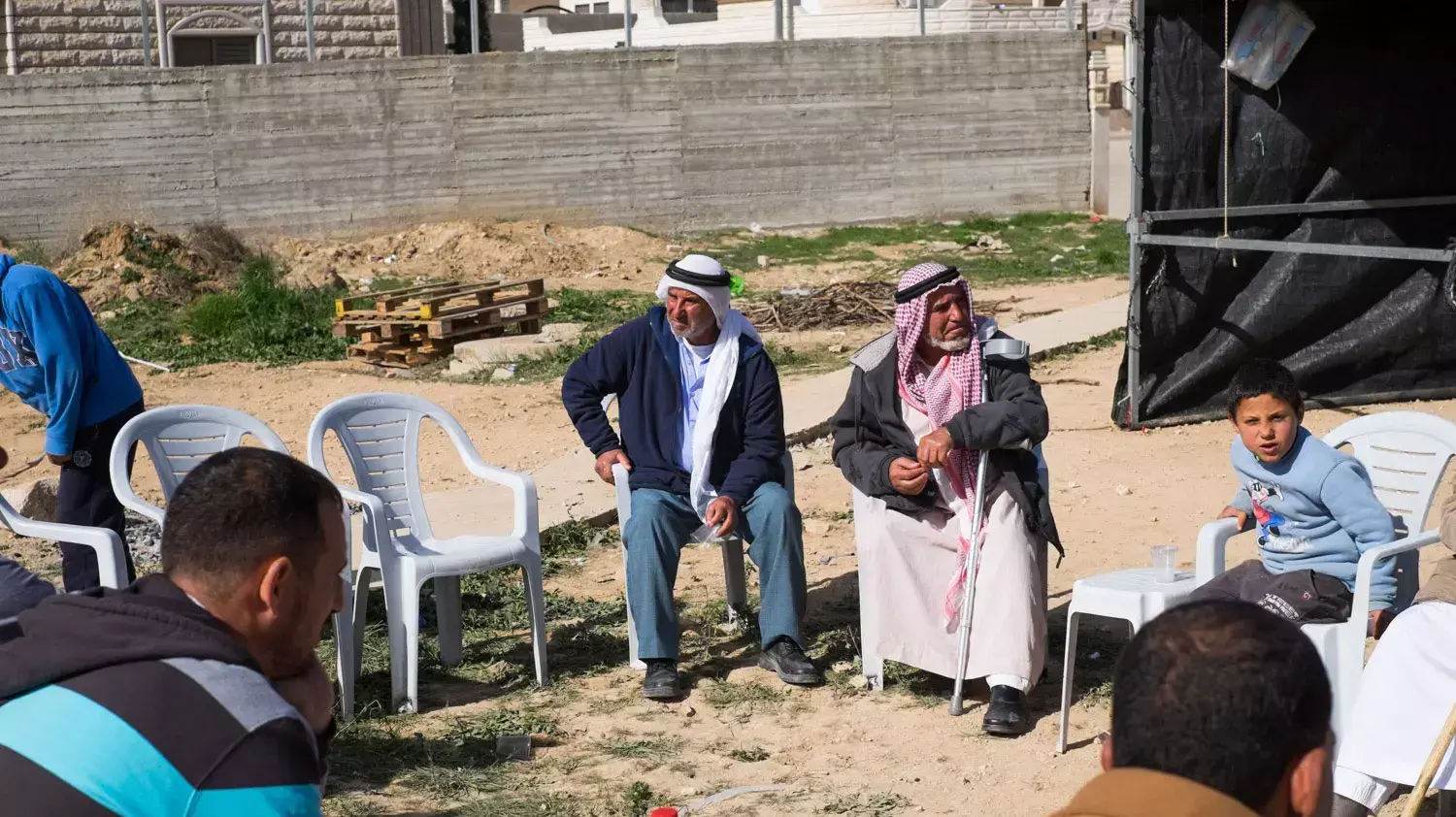 הכפר חורה ביום אחרי התאונה הקטלנית שגבתה את חייהן של 8 נשים מהכפר, ינואר 2015 הכפר חורה ביום אחרי התאונה הקטלנית שגבתה את חייהן של 8 נשים מהכפר, ינואר 2015
