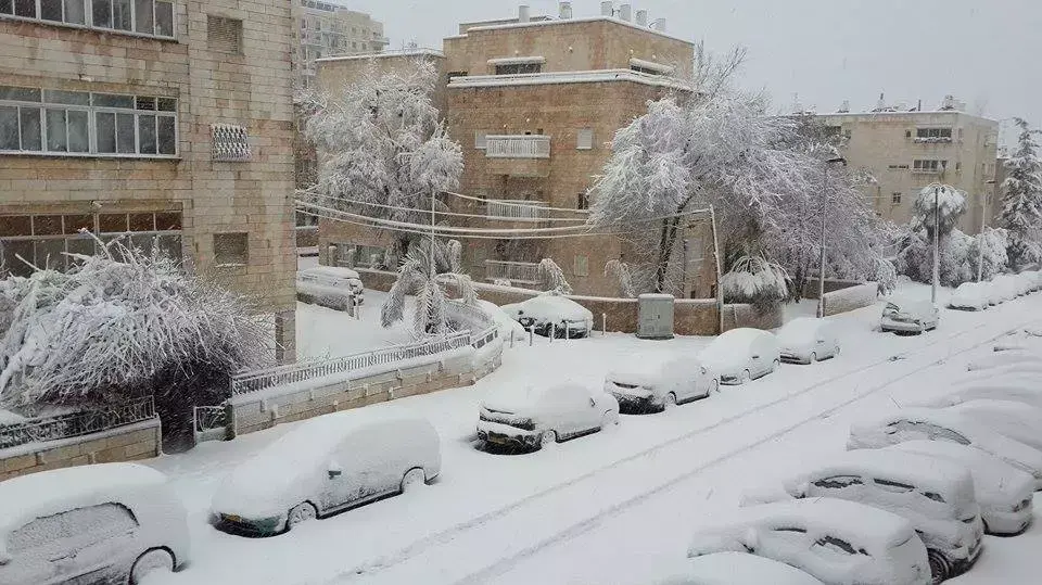שלג בירושלים, פברואר 2015 שלג בירושלים, פברואר 2015