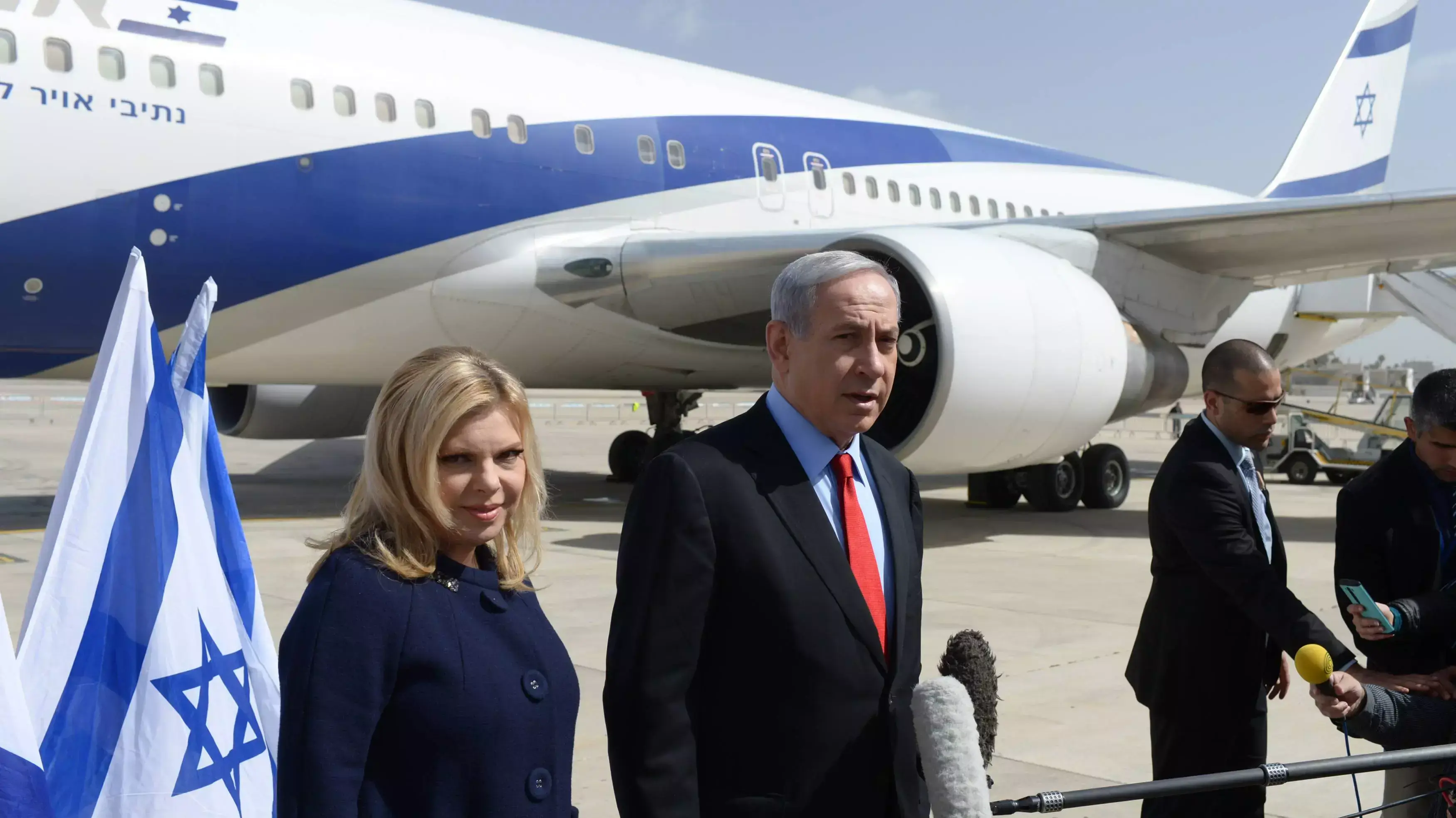 ראש הממשלה בנימין נתניהו בצאתו לוושינגטון ראש הממשלה בנימין נתניהו בצאתו לוושינגטון