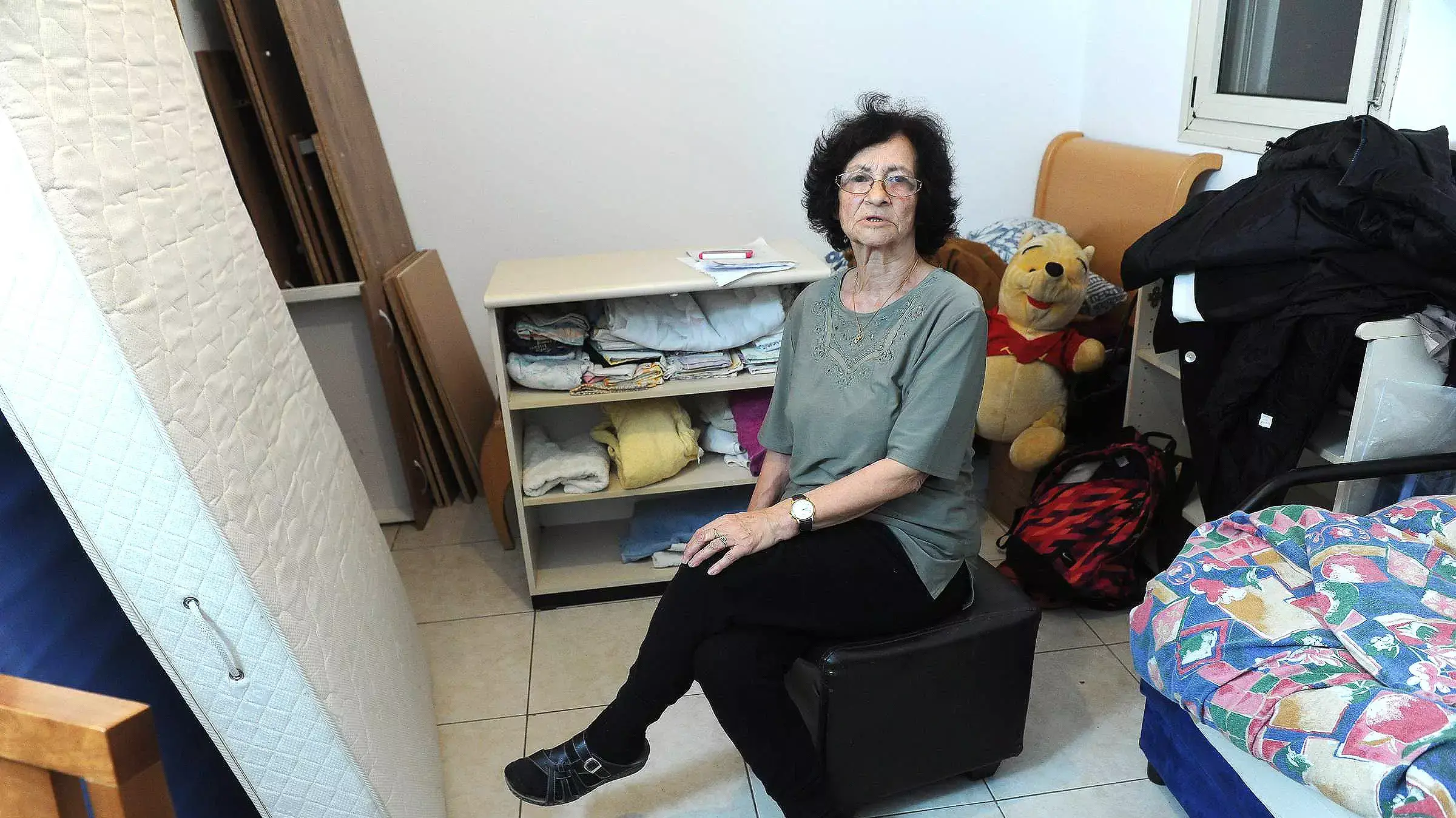 רחל נמט, ניצולת שואה שהפכה מחוסרת דיור, גדרה מרץ 2015 רחל נמט, ניצולת שואה שהפכה מחוסרת דיור, גדרה מרץ 2015