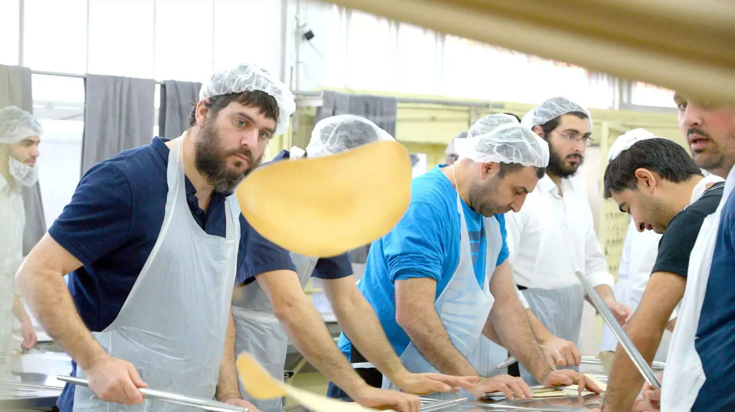 מאפיית המצה השמורה בכפר חב"ד, מרץ 2015