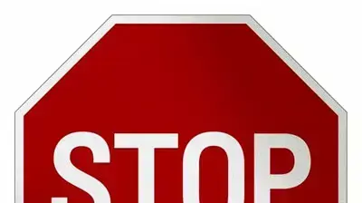 תמרור שלט עצור stop תמרור שלט עצור stop