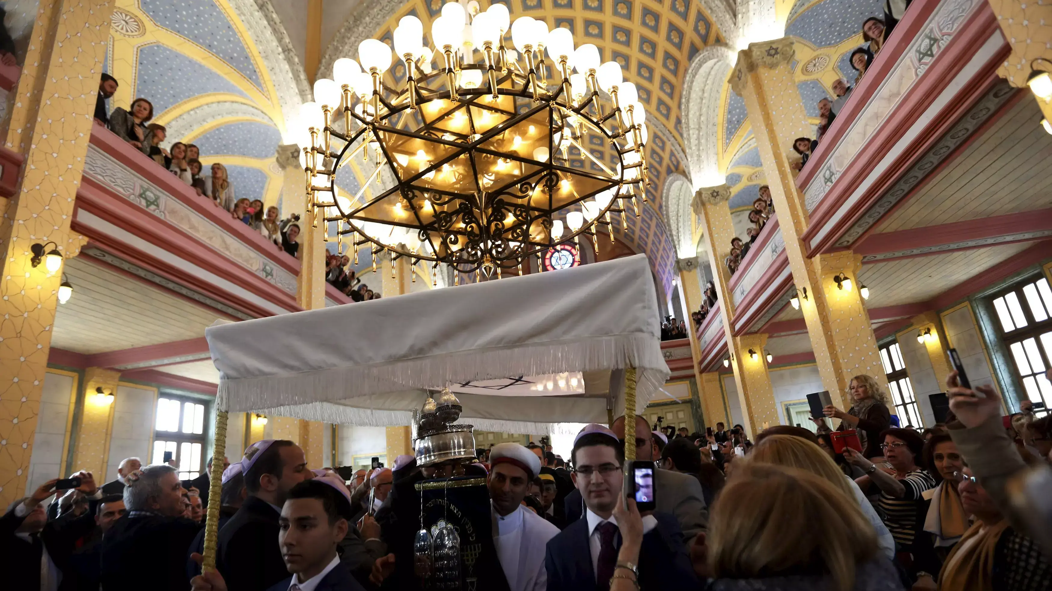 חנוכת בית הכנסת הגדול באדרינה, מערב טורקיה, מרץ 2015 חנוכת בית הכנסת הגדול באדרינה, מערב טורקיה, מרץ 2015