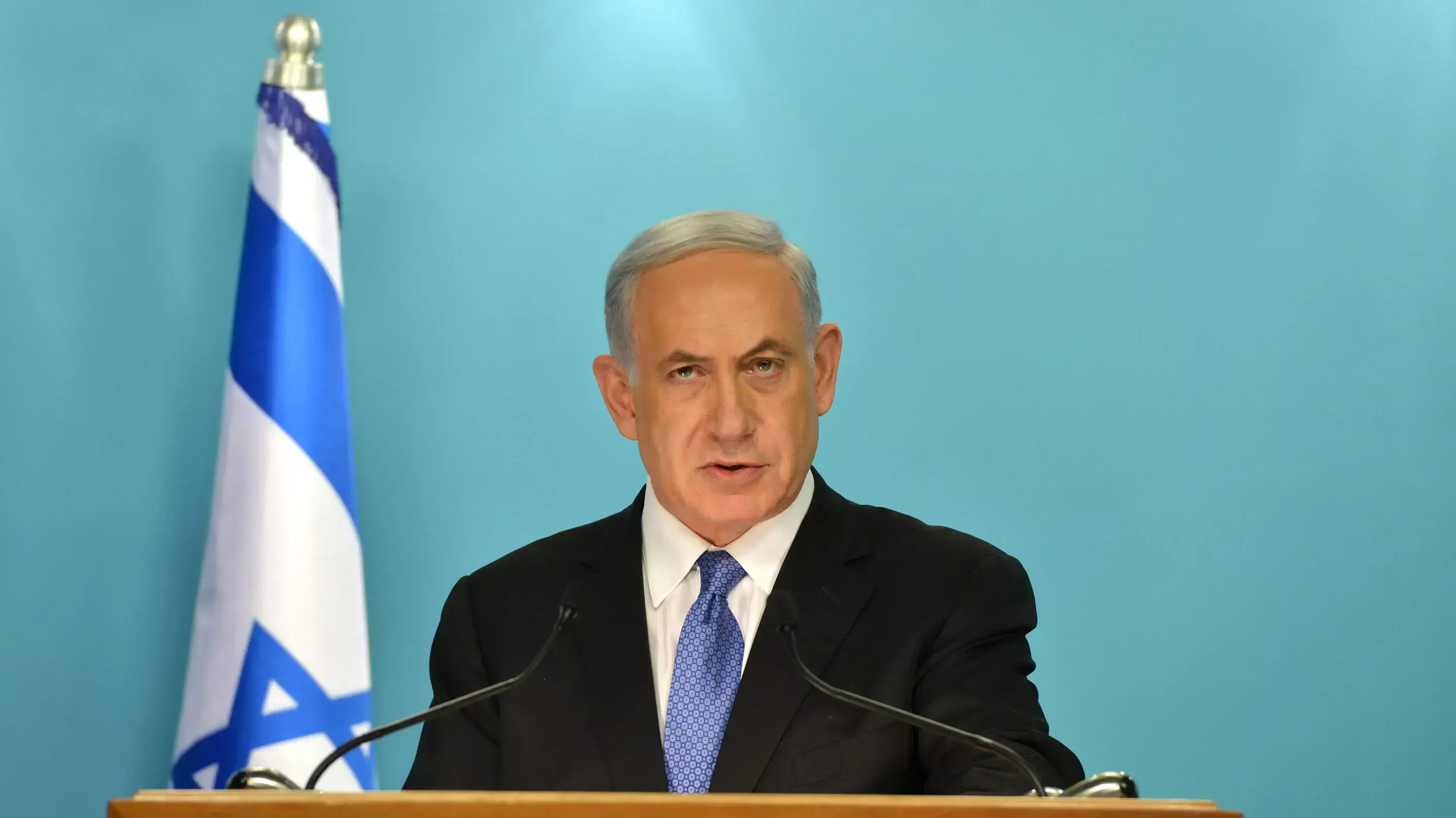 ראש הממשלה בנימין נתניהו נותן הצהרה על הסכם הגרעין עם איראן, 3 אפריל 2015 ראש הממשלה בנימין נתניהו נותן הצהרה על הסכם הגרעין עם איראן, 3 אפריל 2015