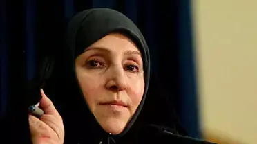 דוברת משרד החוץ של איראן מרזיה אפחאם דוברת משרד החוץ של איראן מרזיה אפחאם