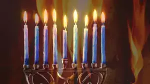 חנוכיה ואש חנוכיה ואש