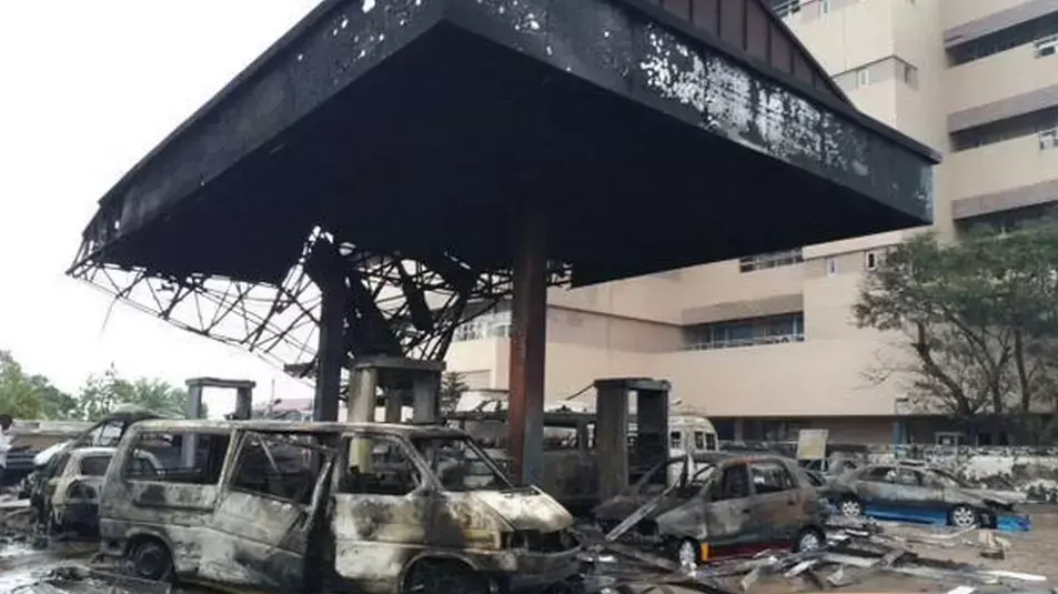 תחנת דלק שהתפוצצה באקרה, בירת גאנה, 4 ביוני 2015 תחנת דלק שהתפוצצה באקרה, בירת גאנה, 4 ביוני 2015