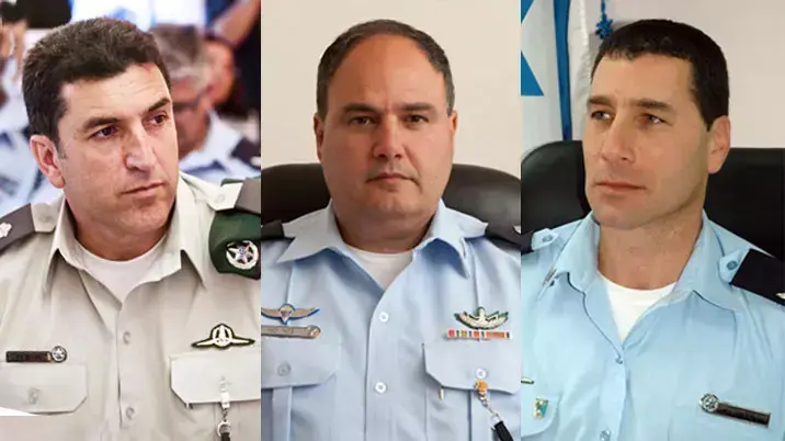 ניצב זוהר דביר, ניצב בנצי סאו וניצב יורם הלוי ניצב זוהר דביר, ניצב בנצי סאו וניצב יורם הלוי