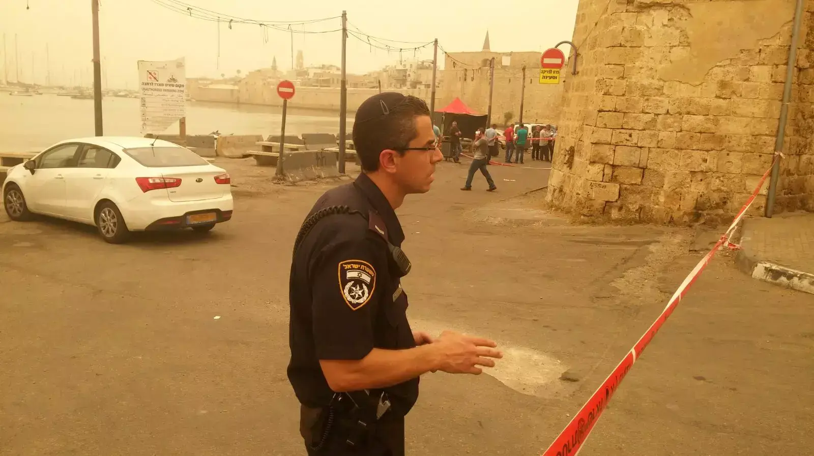 זירת החיסול בחוף הסוסים, עכו. בספטמבר 2015 זירת החיסול בחוף הסוסים, עכו. בספטמבר 2015